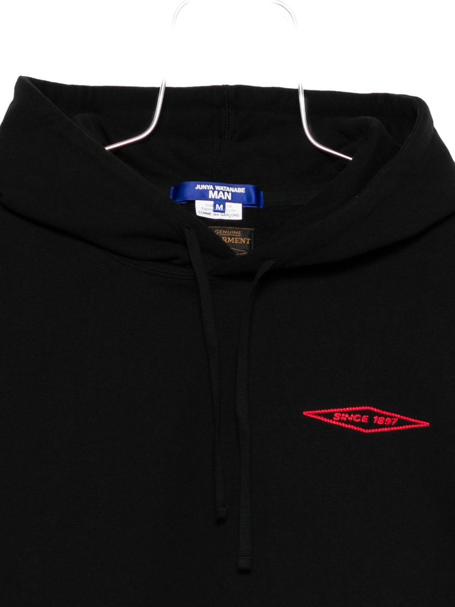 Junya Watanabe X Filson Logo Cotton Hoodie For Men Embroidered Heritage Craftsmanship