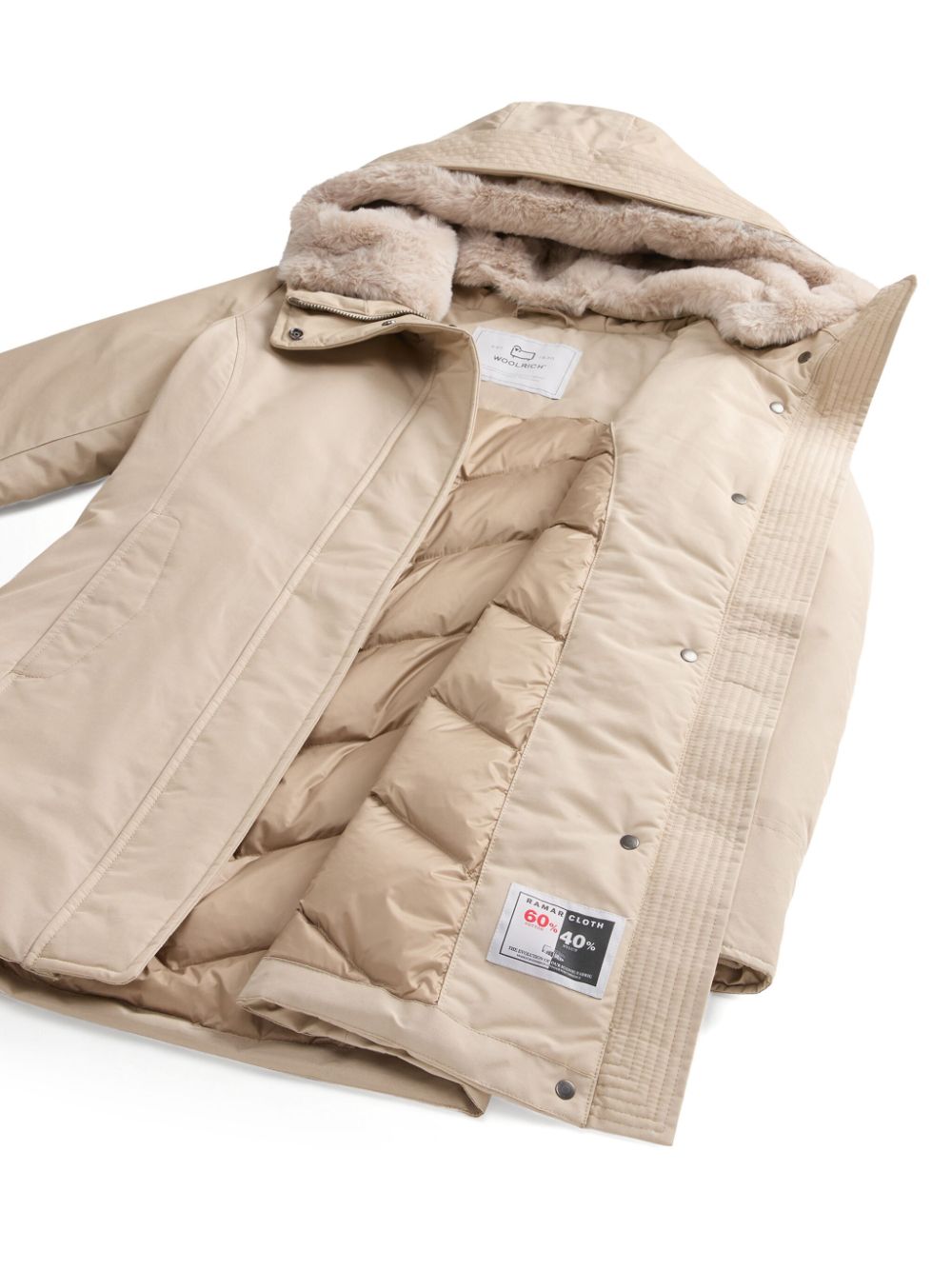 Woolrich Boulder faux fur parka