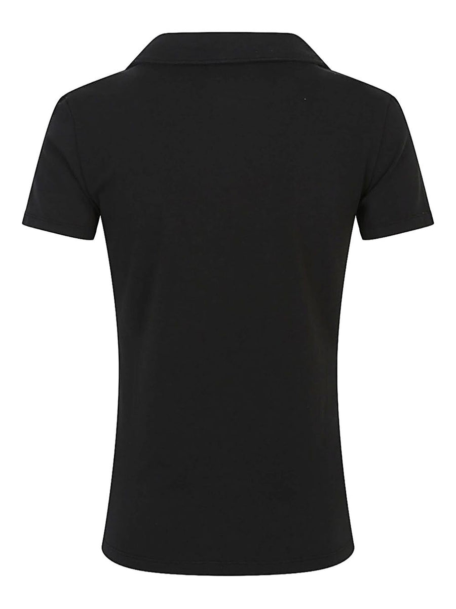 Base Womens Stretch Cotton Polo Shirt With Patch Pocket Versatile Everyday Top Essential