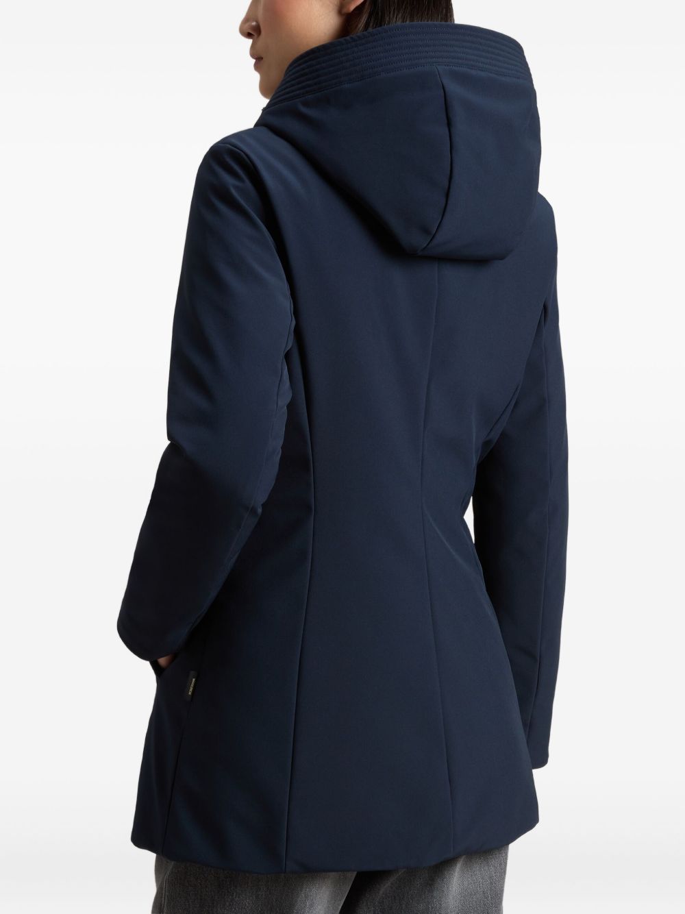 Woolrich ELASTANE|94% POLYESTER 6% ELASTANE Midi parka coat