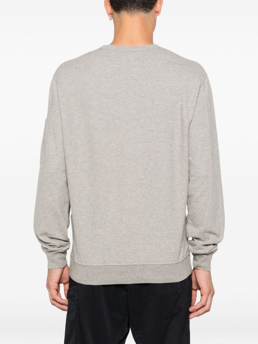 CP Company Cotton Crewneck Sweatshirt Lens Detail Men