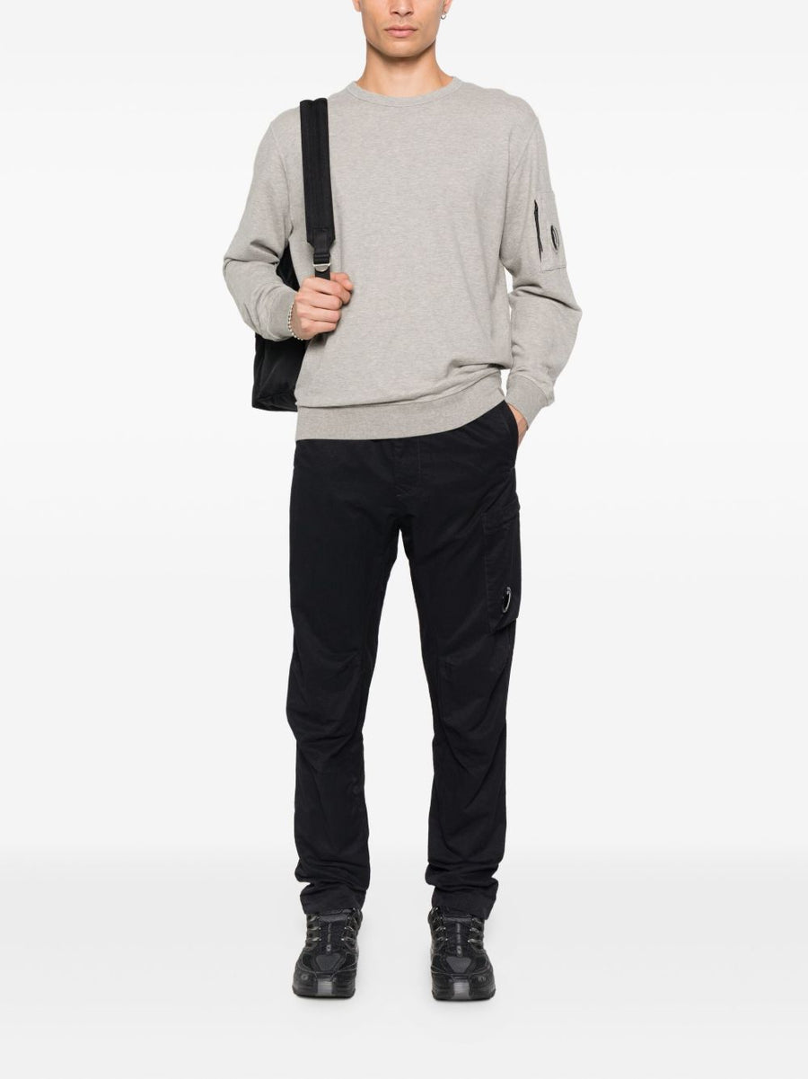 CP Company Cotton Crewneck Sweatshirt Lens Detail Men