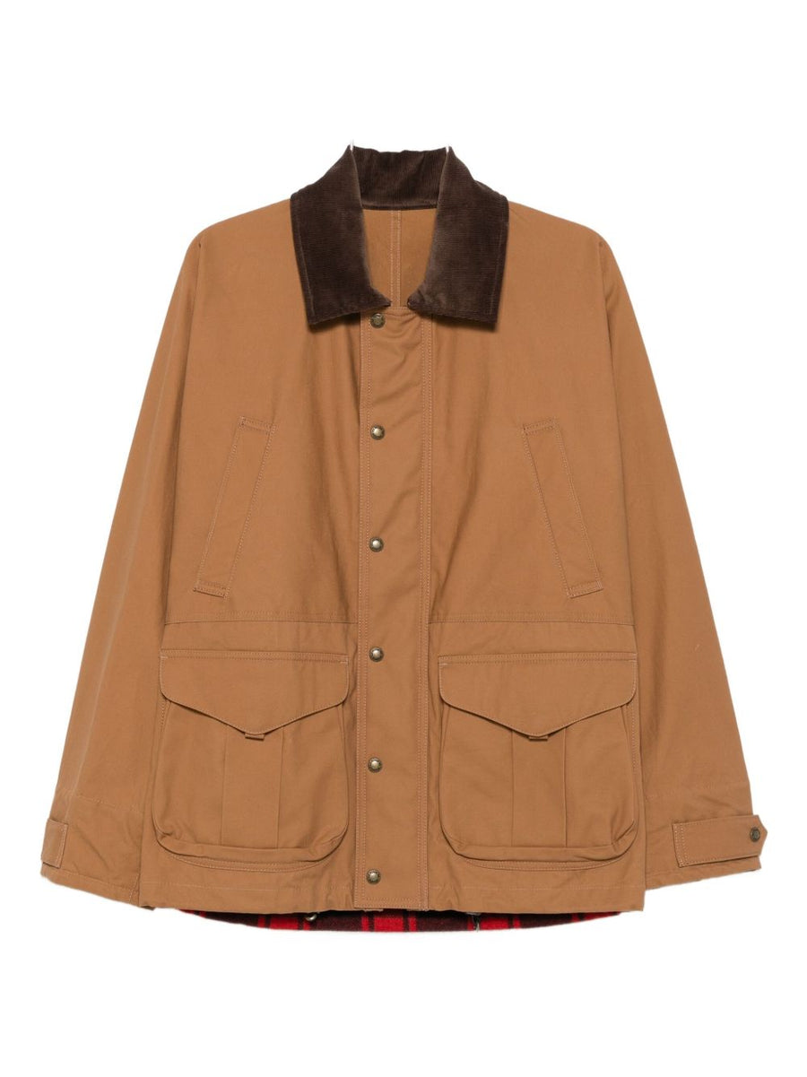 Junya Watanabe Cotton Jacket For Men With Corduroy Pocket Detailing Front Button FW 2025