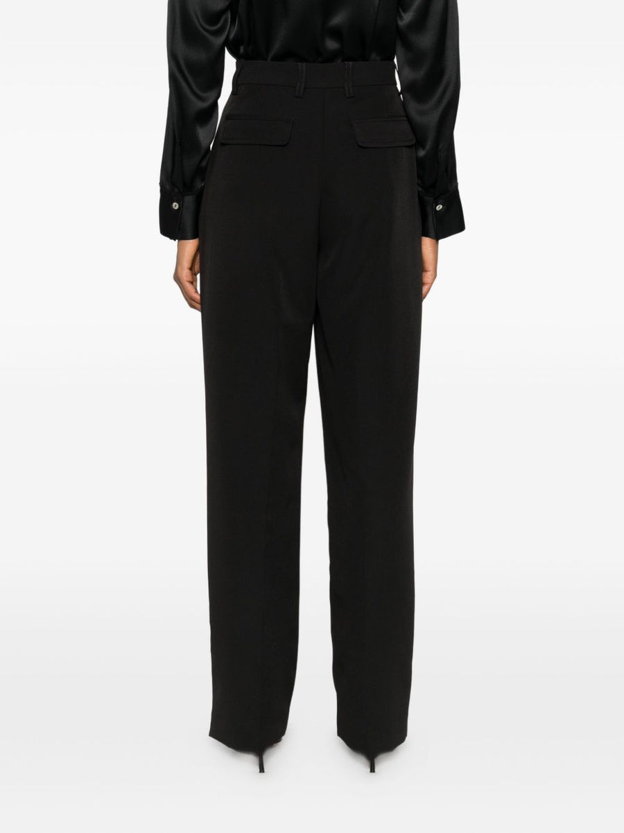 The Latest Axel Straight Leg Trousers For Women Tailored Mid Rise With Pleat Detail