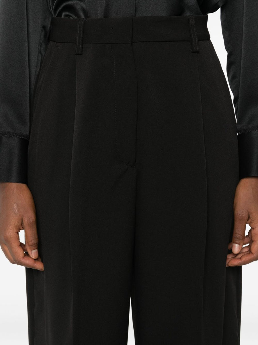 The Latest Axel Straight Leg Trousers For Women Tailored Mid Rise With Pleat Detail