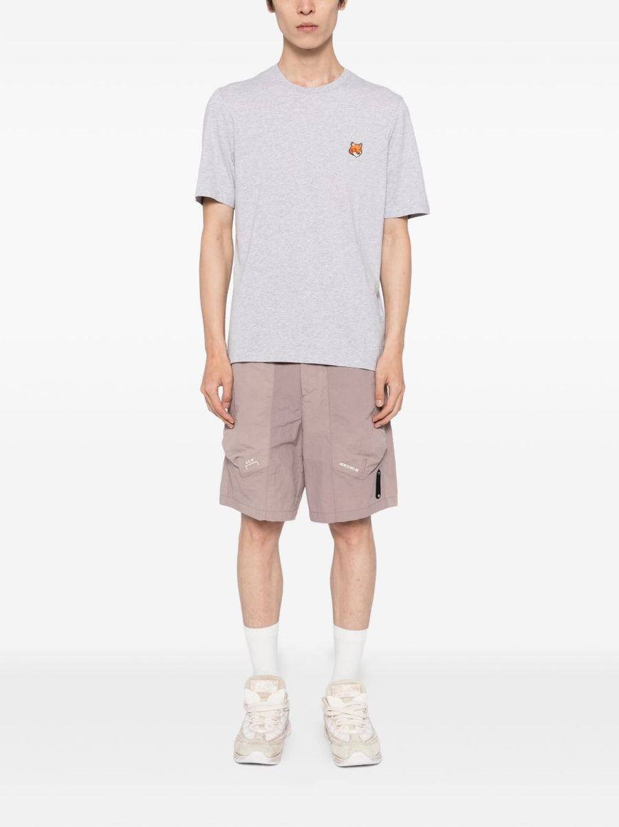 Maison Kitsuné Embroidered Logo Patch T Shirt For Men Premium Everyday Topwear Collection