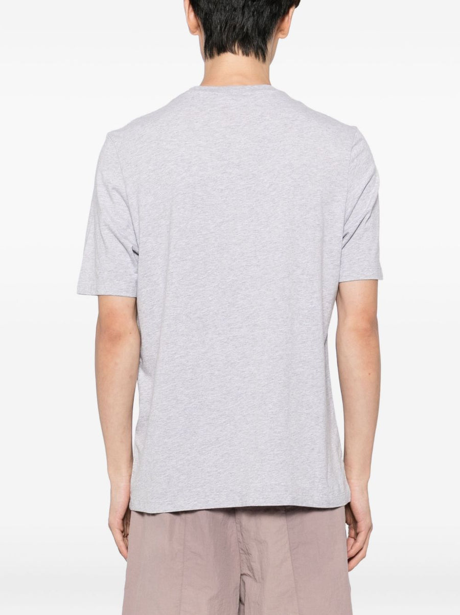 Maison Kitsuné Embroidered Logo Patch T Shirt For Men Premium Everyday Topwear Collection