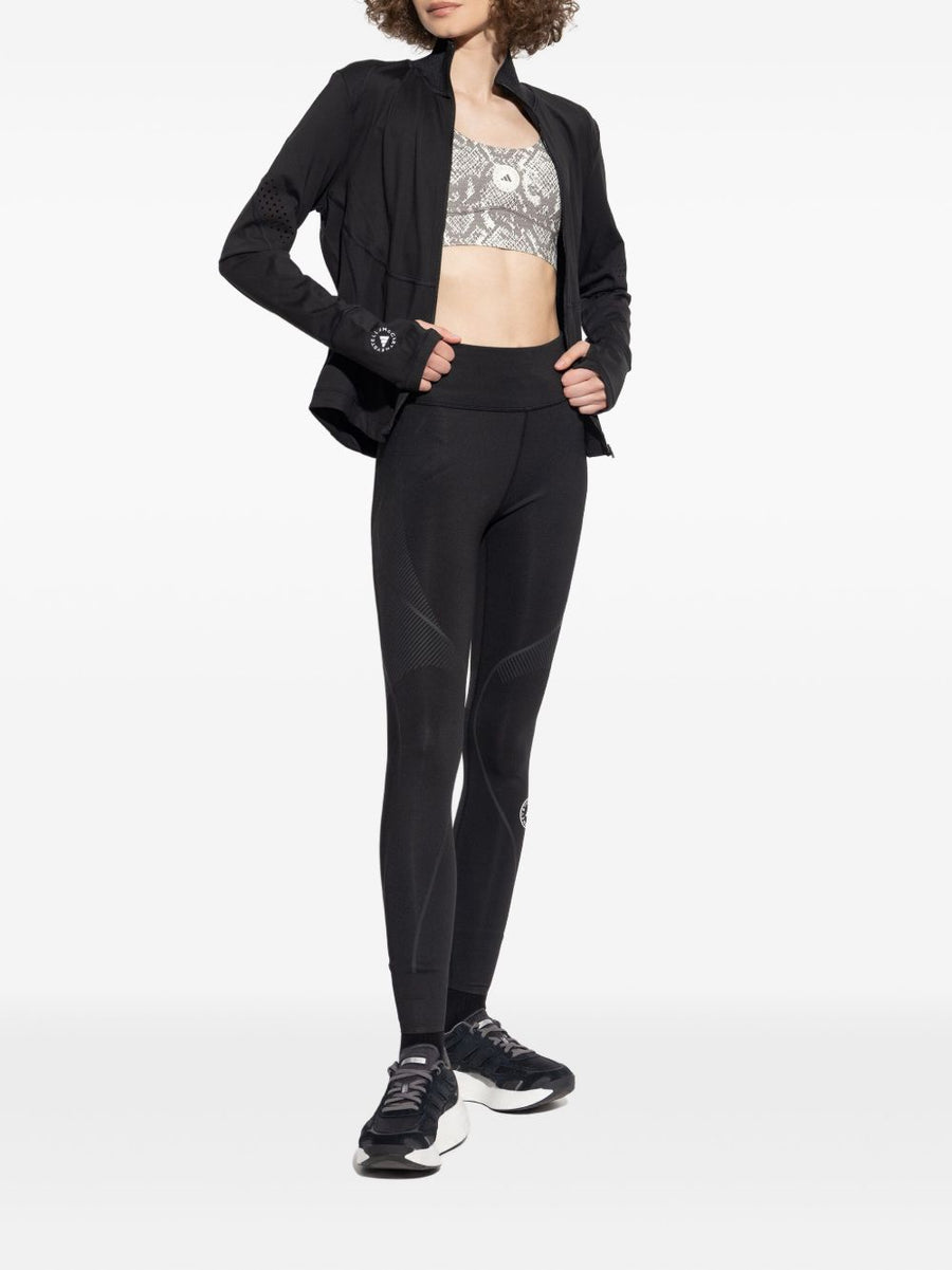 Adidas By Stella McCartney Printed Gym Bra Women Racerback Support Eco Friendly Recycled Polyester