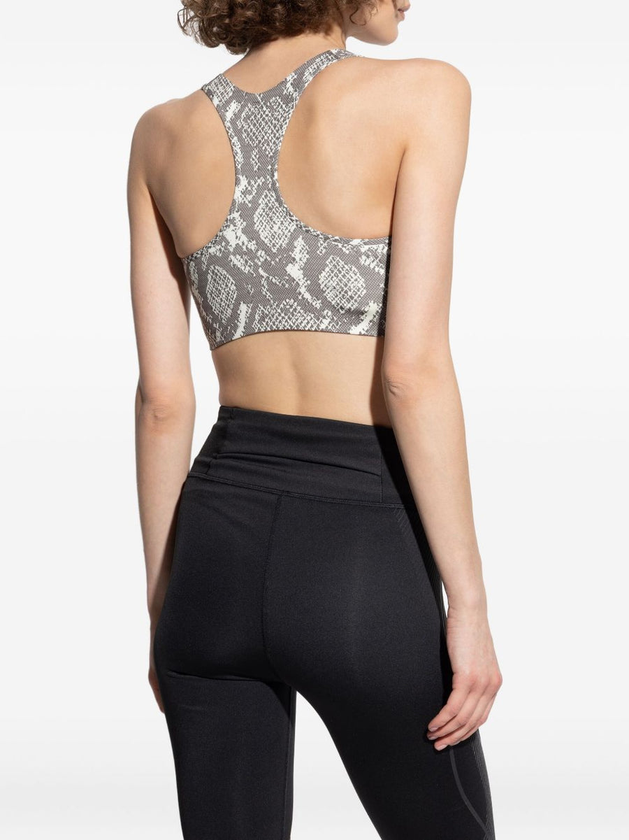 Adidas By Stella McCartney Printed Gym Bra Women Racerback Support Eco Friendly Recycled Polyester