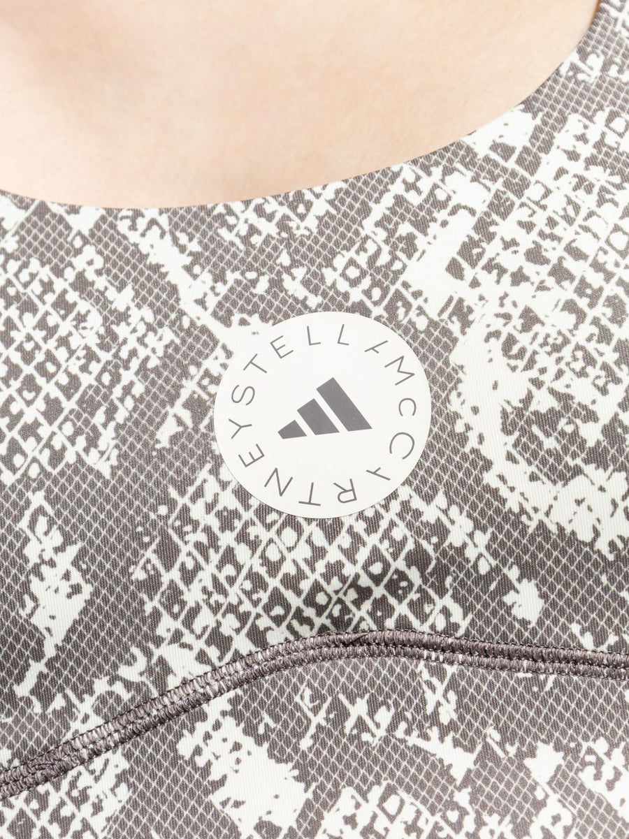 Adidas By Stella McCartney Printed Gym Bra Women Racerback Support Eco Friendly Recycled Polyester