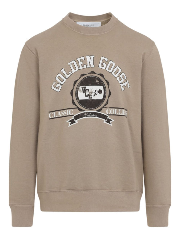 Golden Goose Logo cotton sweatshirt