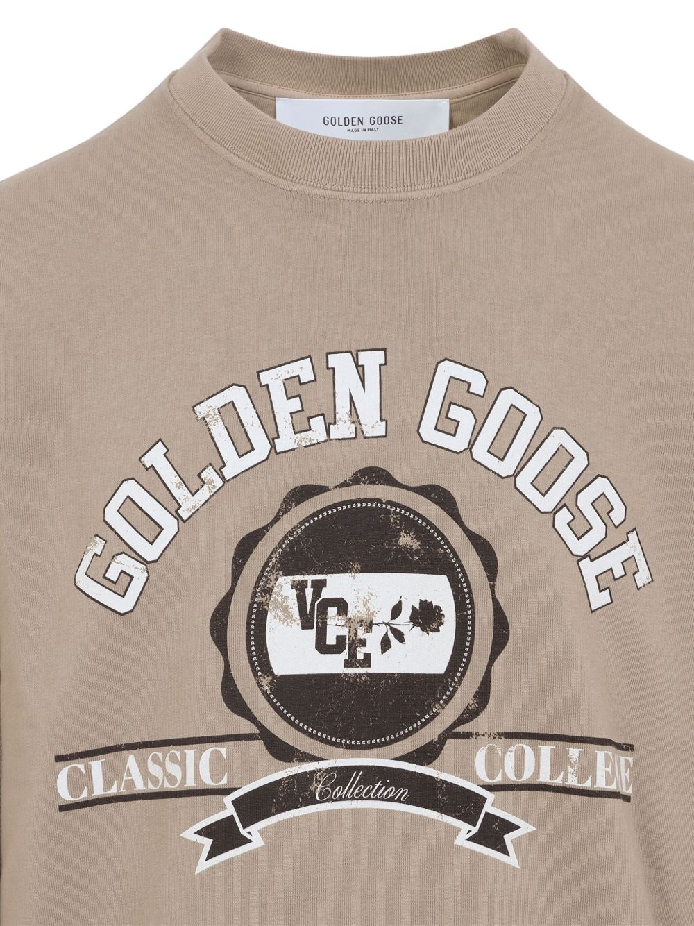 Golden Goose Logo cotton sweatshirt