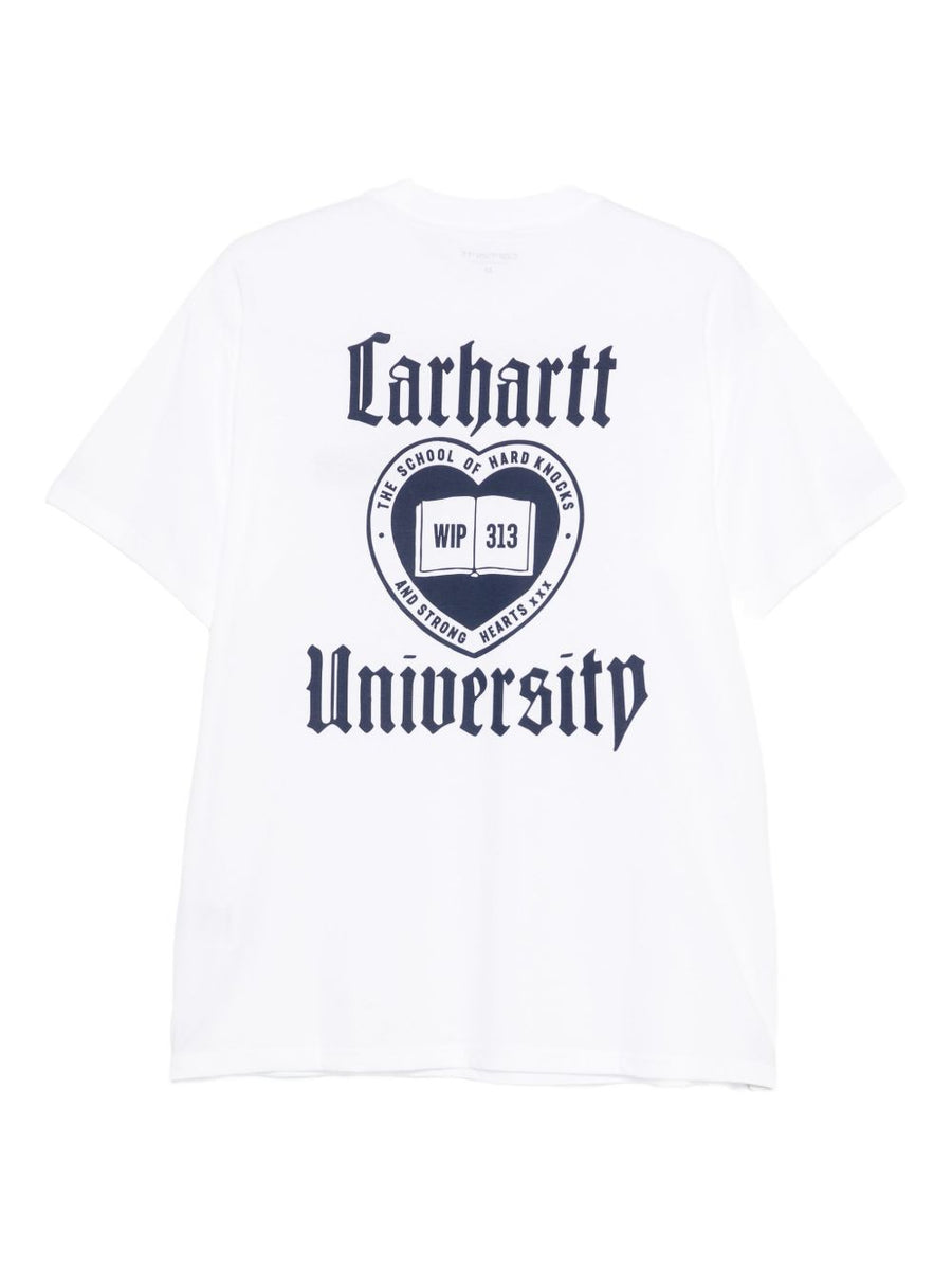 Carhartt WIP Logo Cotton T Shirt For Men Minimalist Everyday Wardrobe Essential