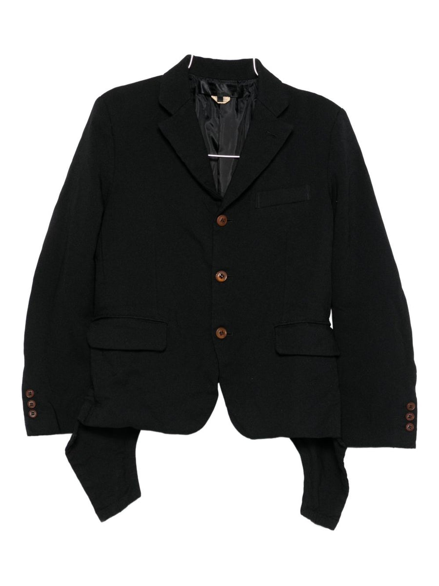 Comme Comme Black Single-Breasted Jacket For Women Timeless Versatile Workwear To Weekend Style Front Button Closure