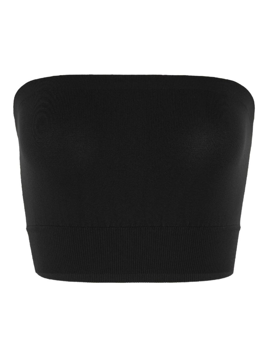 Wolford Seamless Strapless Top For Women Black With Close Fit Silhouette And Ribbed Hem