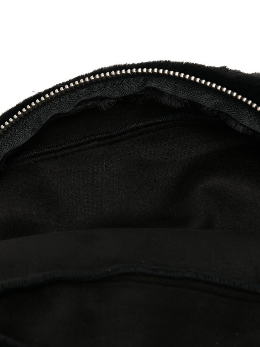 Apparis Jumbo Noor Pochette Wallet For Women Luxe Faux Fur Top Zip Compact Statement Bag