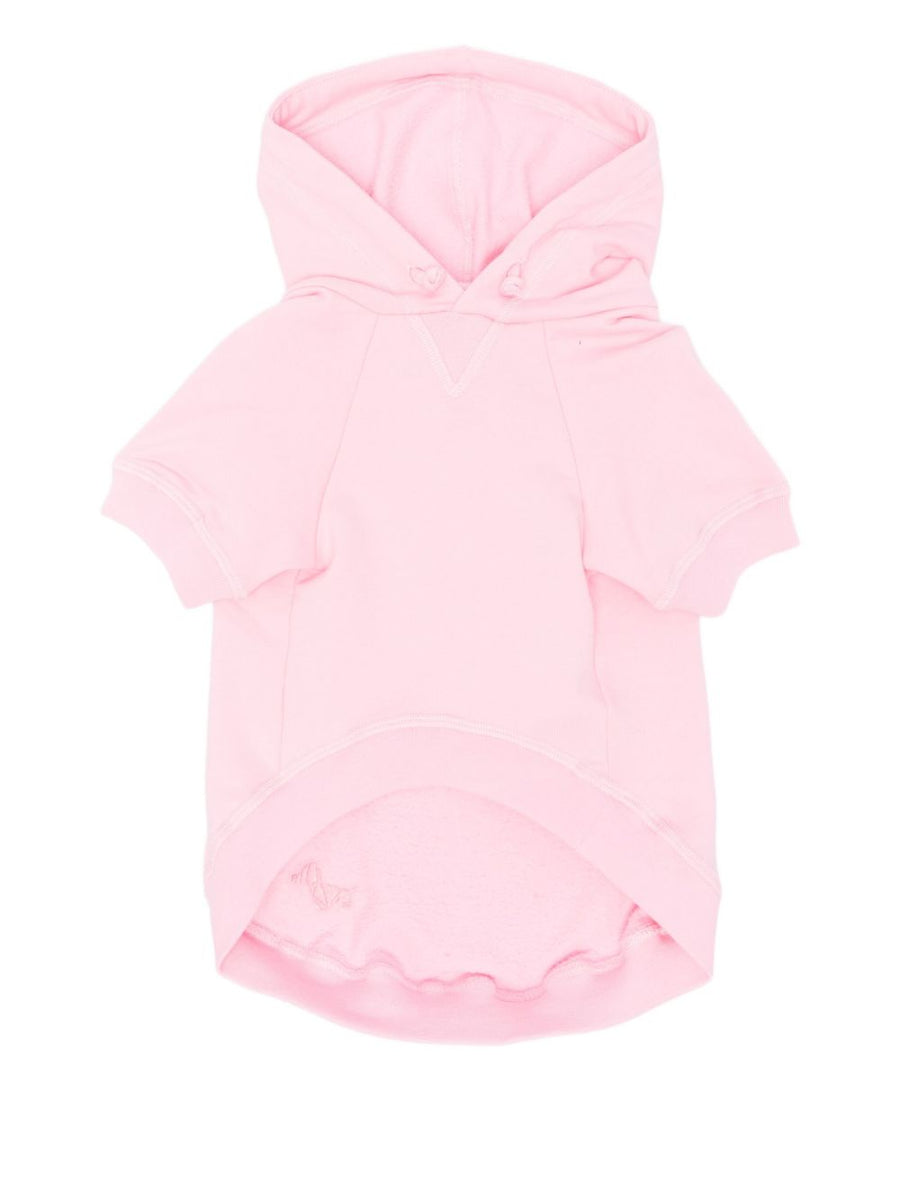 Poldo Dog Couture Pop Fleece Hoodie Pink Silk Blend Cozy Luxe Comfort For Small Dogs