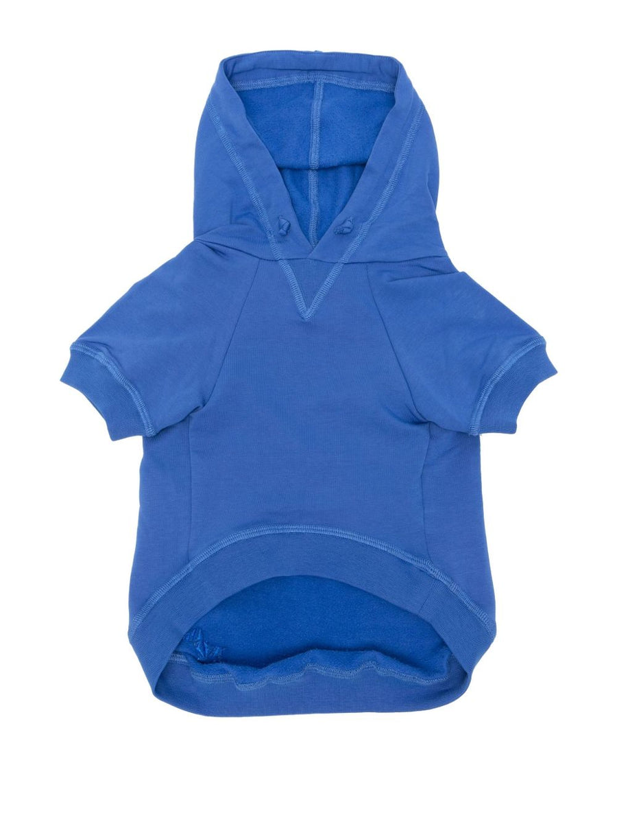 Premium Poldo Dog Couture Dog Hoodie Navy Cotton With Lightweight Warmth Embroidered Detail For Dogs