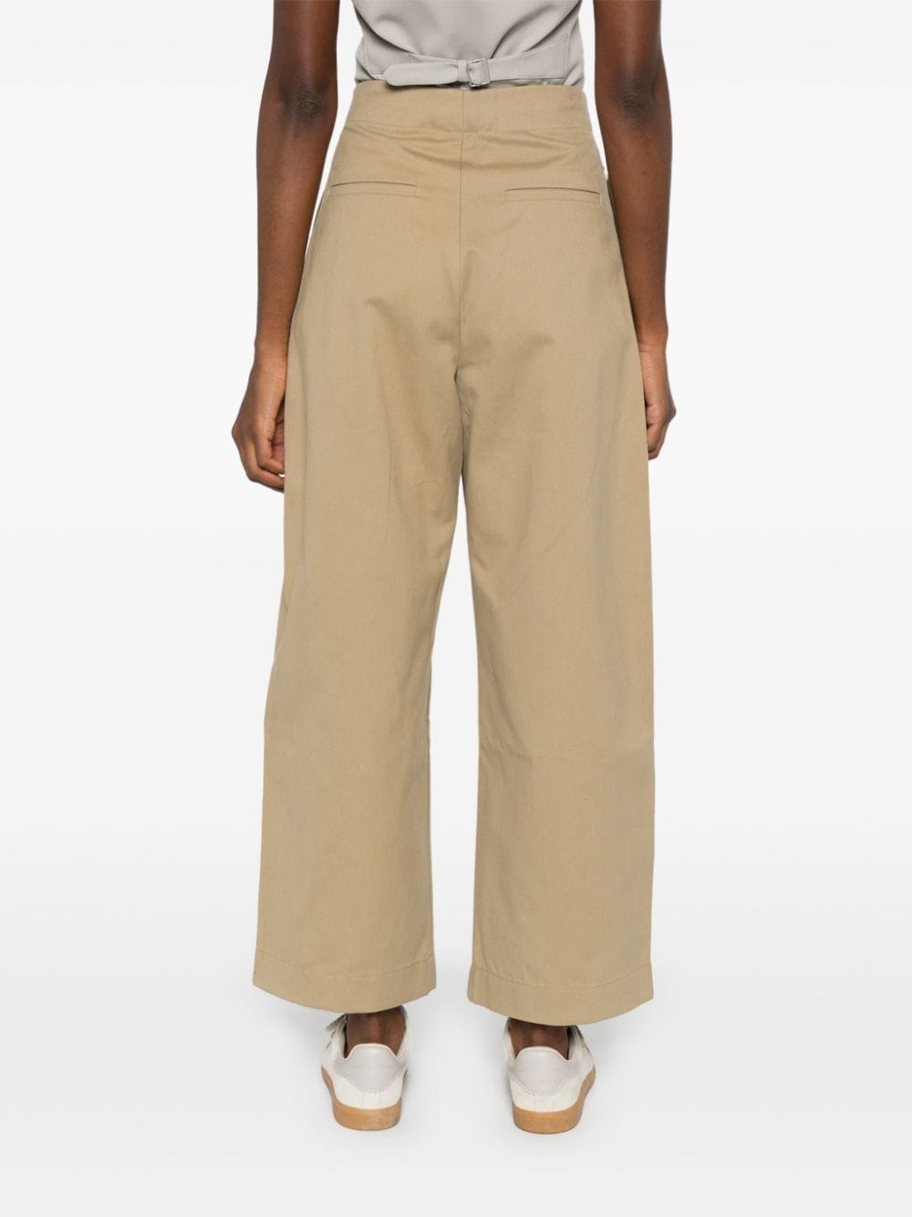 Studio Nicholson Cotton wide-leg trousers