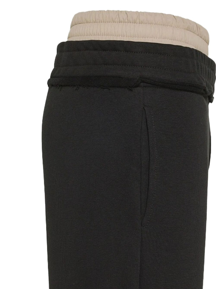 Peuterey Plurals X Tony Effe Monti Cotton Trousers For Men With Elastic Waistband And Panelled Design