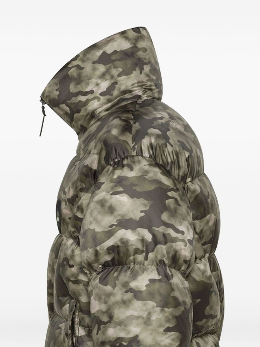 Peuterey Plurals X Tony Effe Takeoff Camouflage Down Jacket For Men Urban Cold Weather Luxury
