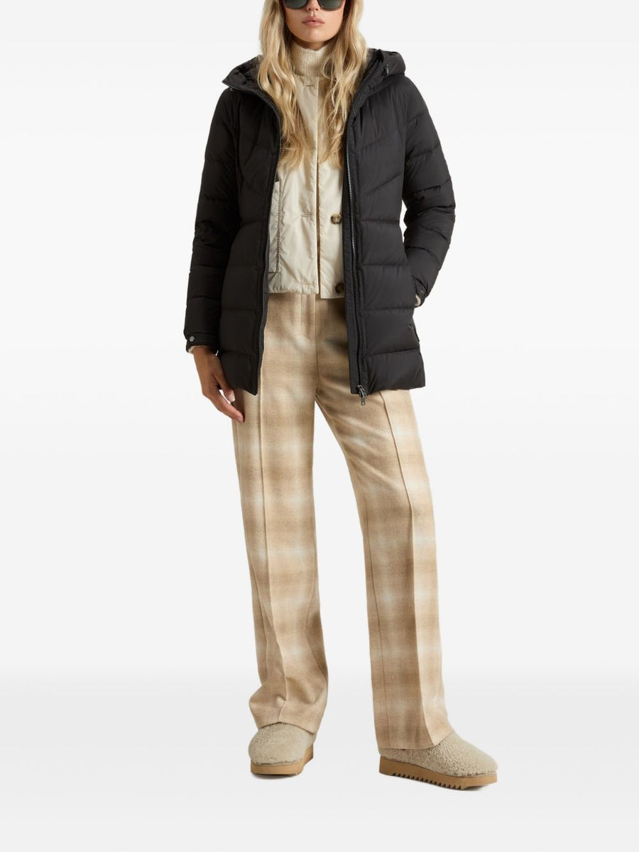 Woolrich Shirley Down Jacket For Women Hooded Full Zip Luxurious Warmth For Fall Winter