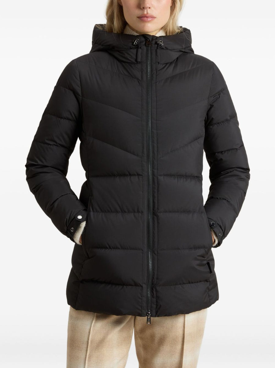 Woolrich Shirley Down Jacket For Women Hooded Full Zip Luxurious Warmth For Fall Winter