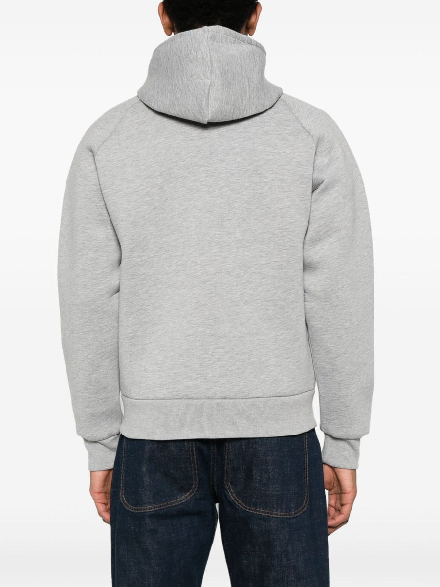 Carhartt WIP Hooded Zip Sweatshirt For Men Grey