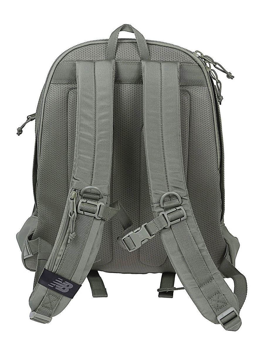 New Balance Athletics Advance Backpack For Men With Laptop Compartment And Durable Green Polyester
