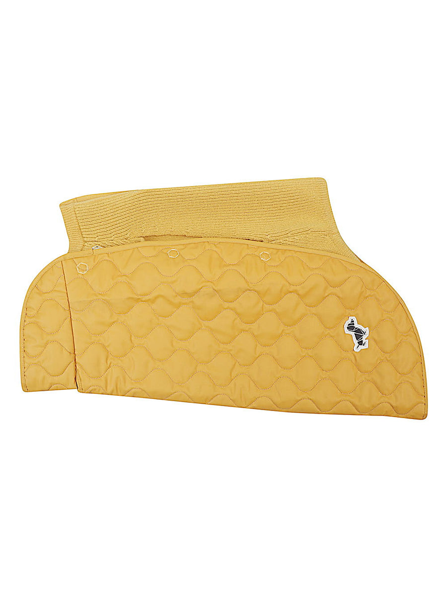 Poldo Dog Couture Sunny Summit Coat Two Way Wear For Daily Walks Vibrant Orange Dog Coat