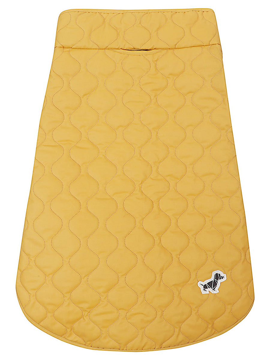 Poldo Dog Couture Sunny Summit Coat Two Way Wear For Daily Walks Vibrant Orange Dog Coat