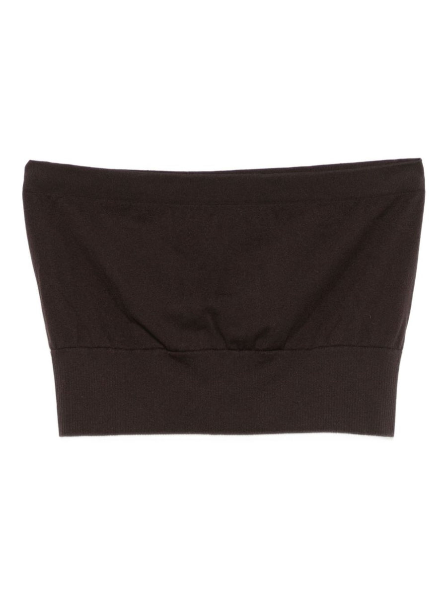 Wolford Seamless Strapless Cropped Top For Women Luxury Knitwear Invisible Fit Versatile Layering Essential