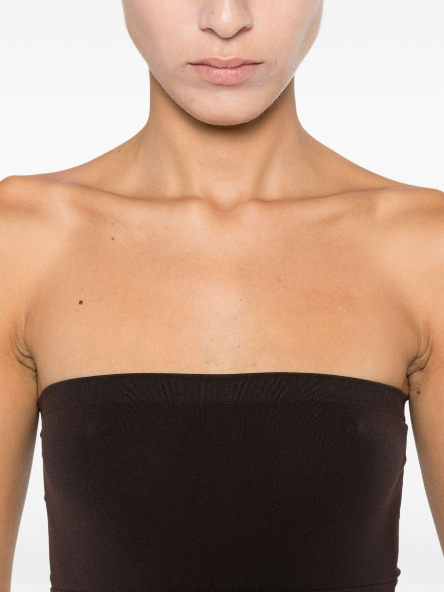 Wolford Seamless Strapless Cropped Top For Women Luxury Knitwear Invisible Fit Versatile Layering Essential