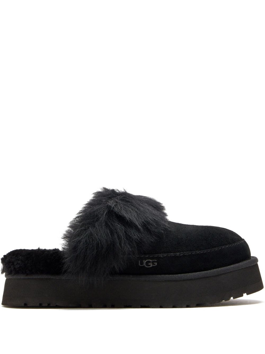 UGG Disquette Chalet Slippers For Women With Platform Leather Sole And SlipOn Comfort