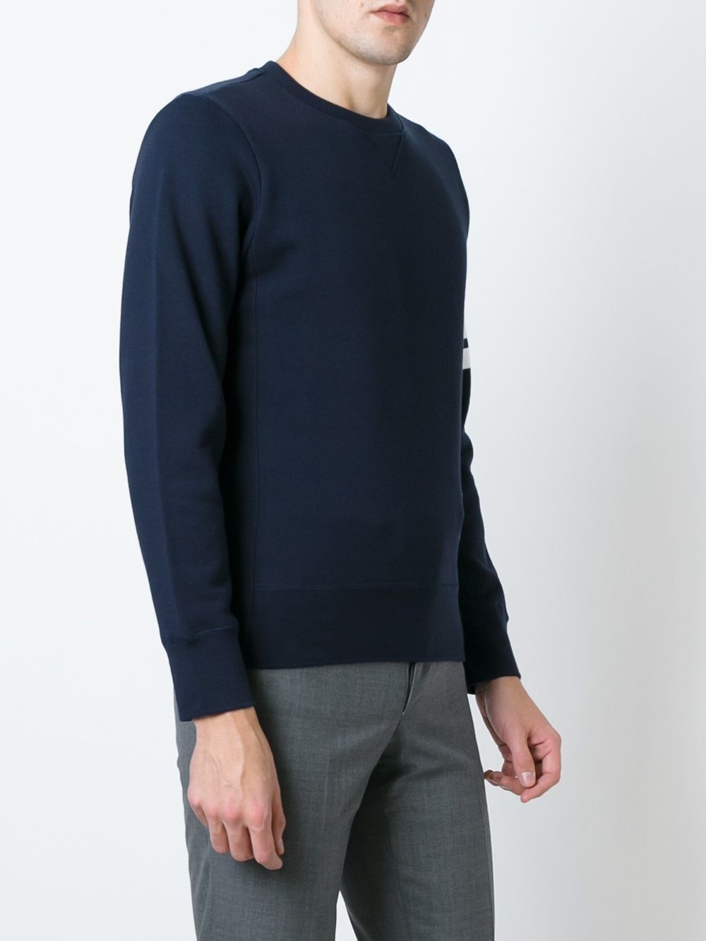 Thom Browne Relaxed fit Crafted in Japan Cotton crewneck sweatshirt