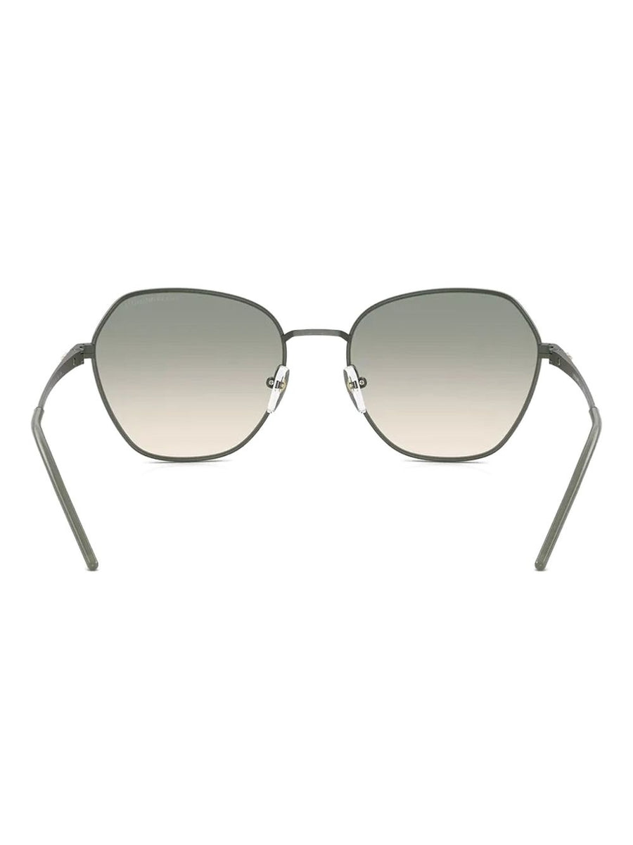 Emporio Armani Geometric Irregular Shape Sunglasses Women