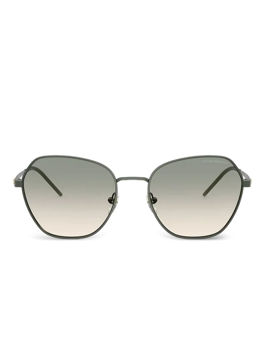 Emporio Armani Geometric Irregular Shape Sunglasses Women