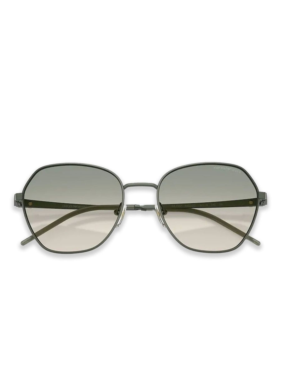 Emporio Armani Geometric Irregular Shape Sunglasses Women