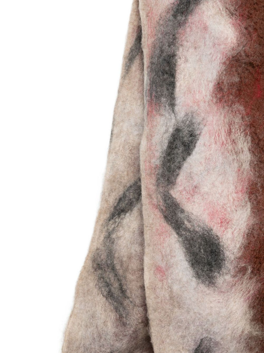 Silvana Manetti Cashmere Silk Scarf Red One Size For Women Warm Luxury Accessory