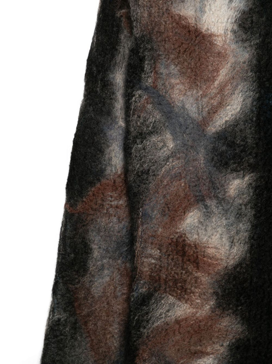 Silvana Manetti Cashmere Silk Scarf For Women With Jagged Edge And Luxurious Warmth