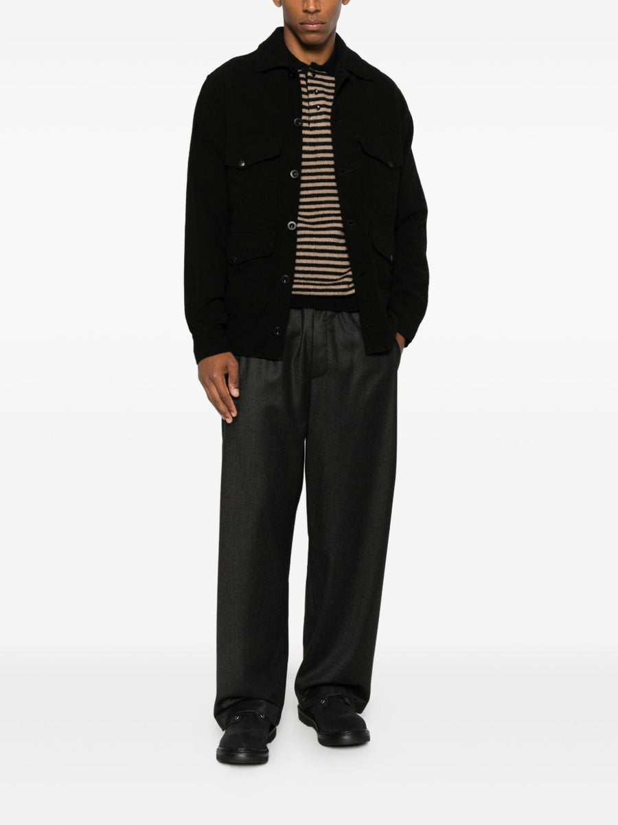 Junya Watanabe X Filson Iconic Wool Blend Jacket For Men With Button Front And Flap Pockets