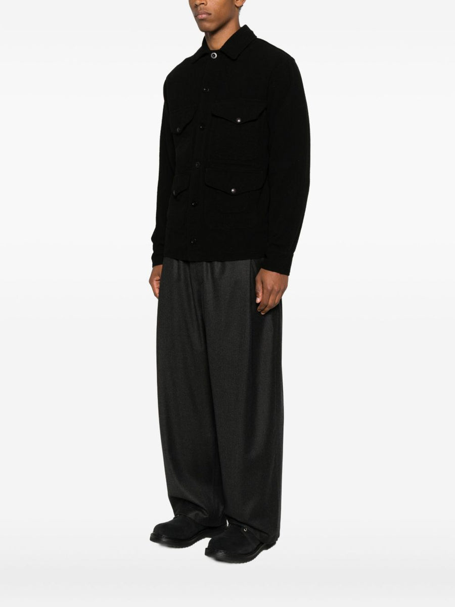 Junya Watanabe X Filson Iconic Wool Blend Jacket For Men With Button Front And Flap Pockets