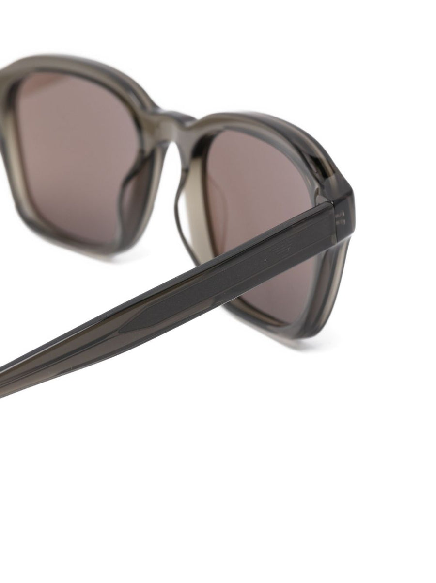 Emporio Armani Irregular Shape Men's Sunglasses Brown Frame With Tinted Lenses For Everyday Luxury