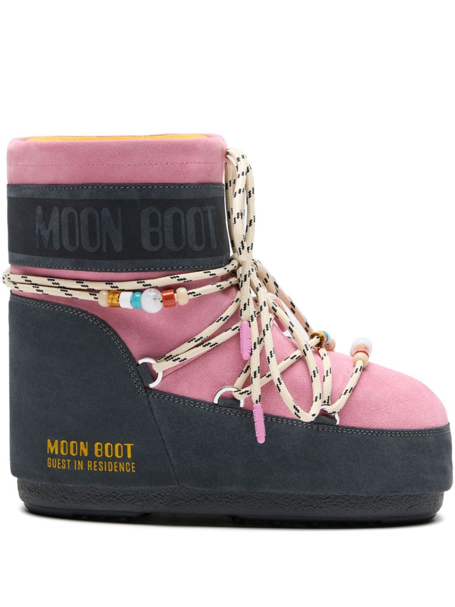 Moon Boot X Guest In Residence Icon Beaded Suede Boot Women