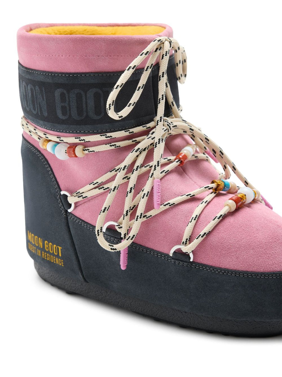 Moon Boot X Guest In Residence Icon Beaded Suede Boot Women