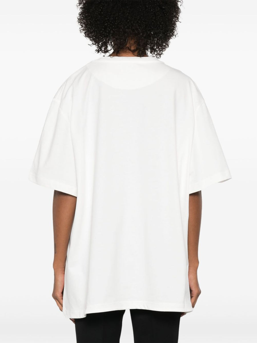 The Attico Asymmetric cotton t-shirt