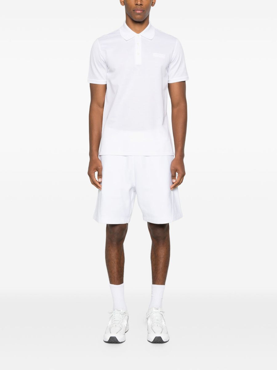 Givenchy Men's Cotton Polo Shirt White 100 Percent Cotton Breathable Refined Casual Essential