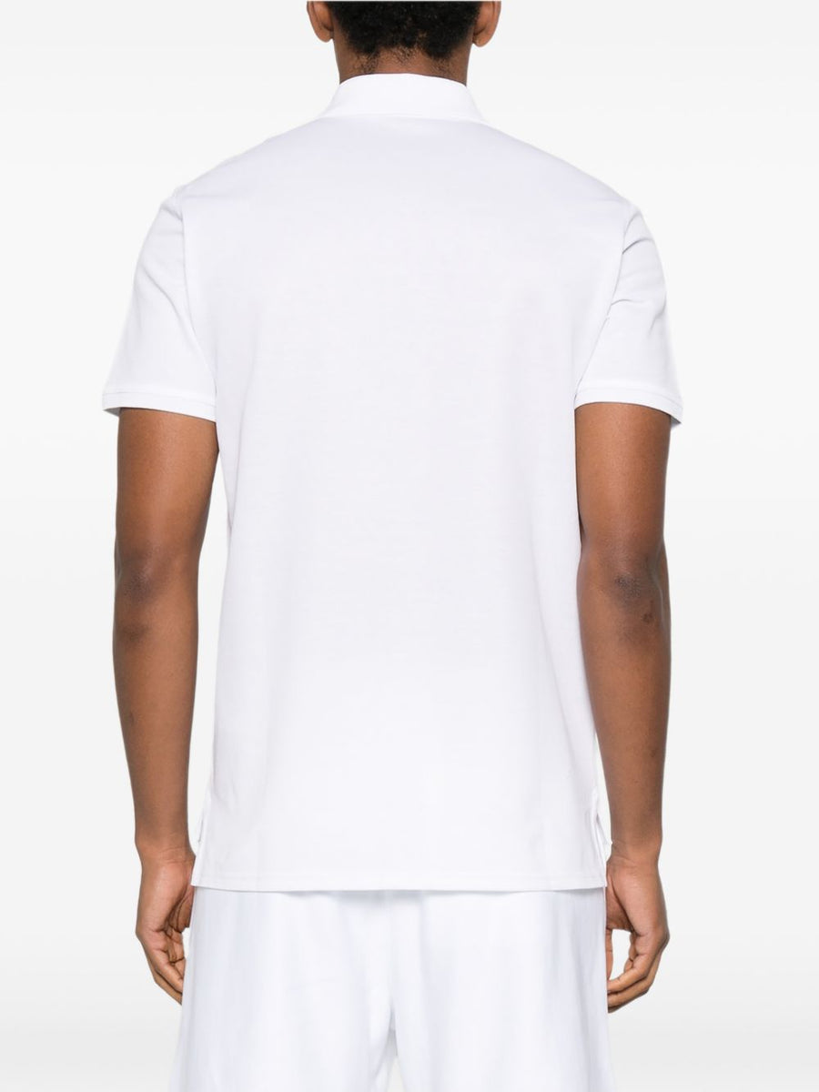 Givenchy Men's Cotton Polo Shirt White 100 Percent Cotton Breathable Refined Casual Essential