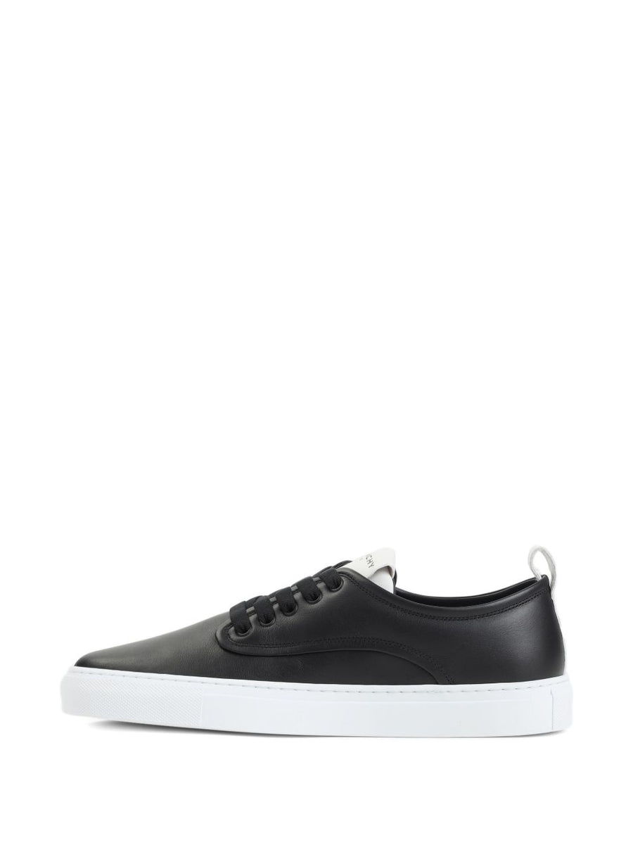 Givenchy New City Leather Sneakers For Men Premium Calf Leather Black Lace Up Versatile