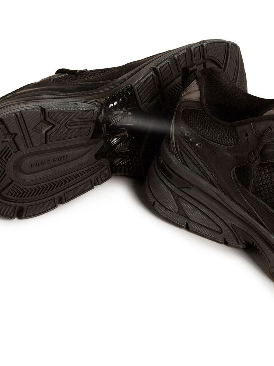 Golden Goose Lightstar Sneakers Women Black Leather Comfort